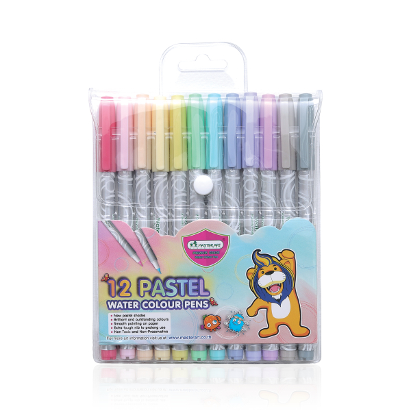 มาสเตอร์อาร์ต ปากกาสีเมจิก พาสเทล 12 สี Master Art