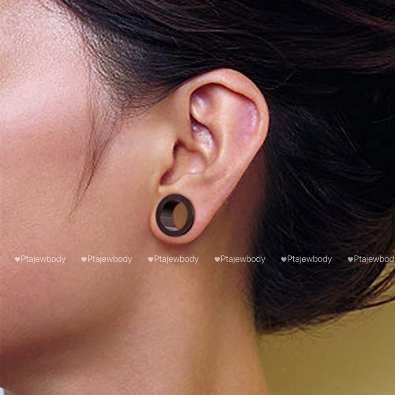 ( 1 ชิ้น ) จิวหูตาไก่ จิวหู จิวขยายหู จิวระเบิดหู สแตนเลสแท้ stainless 316 L - รูปที่ 5