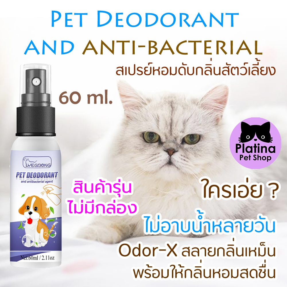 (สินค้ารุ่นไม่มีกล่อง)สเปรย์หอมดับกลิ่นสุนัข แมว หนู กระต่าย สเปรย์ดับกลิ่นฉี่อึ กลิ่นสาบ เมื่อไม่ได้อาบน้ำ