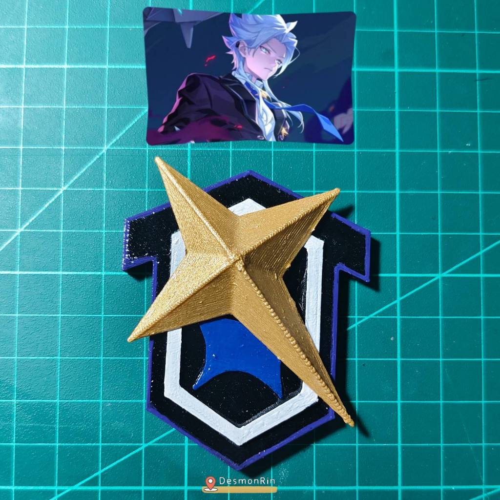 ✨พร้อมส่ง🇹🇭✨พร็อบนาครอส Nakroth Dimension Breaker จากเกม ROV ,AOV คอสเพลย์ 3D Printing ติดอกเสื้อ *ง
