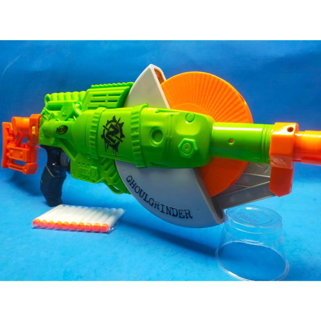 Nerf Zombie Strike Ghoul Grinder Blaster มือสอง ของแท้