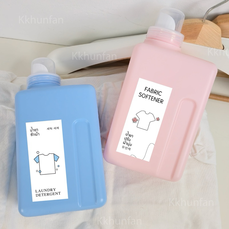 ‼ราคาต่อ1ขวด‼ พร้อมส่งร้านไทยขวดรีฟิลรุ่นใหม่ขนาด1Lแถมสติก