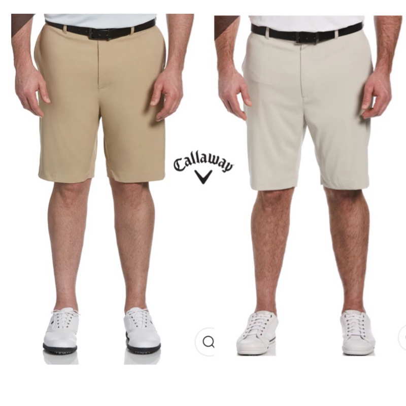 กางเกงขาสั้นCallaway Golf Shortใส่ลำลองใส่เล่นกีฬากอลฟ์ผ้ายืดหยุ่นใส่สบายระบายอากาศ