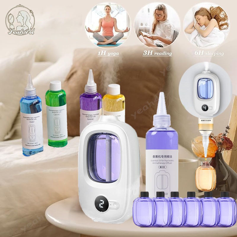 เครื่องพ่นไอน้ำอโรม่า เครื่องฟอกอากาศอโรม่า กระจายน้ำมันหอมระเหย ชาร์จUSB พ่นอโรมา หอมติดทนนาน