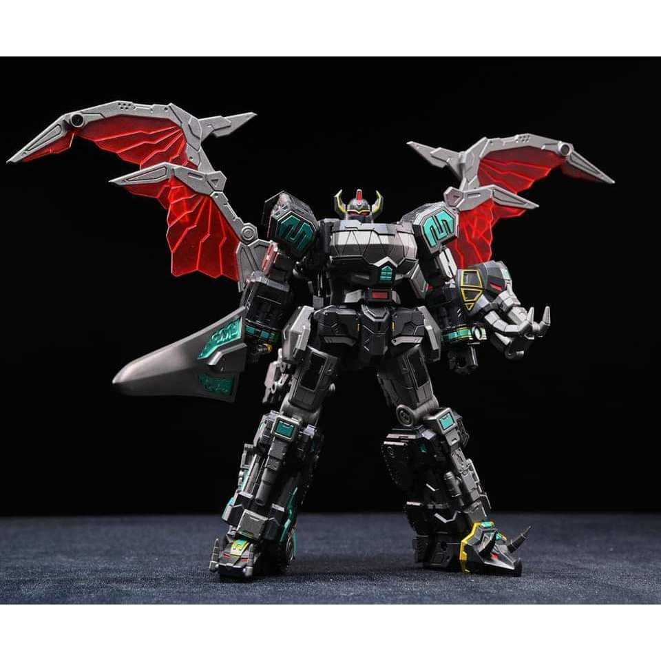 [Non-License] Lucky Cat - Micro Cosmos MC-03 Beast Lord Black Megazord Set