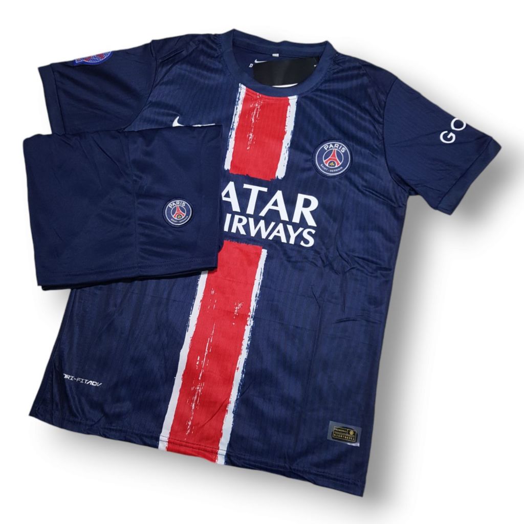 ชุดฟุตบบอล ปารีส รุ่นใหม่ลา่าสุด 2024/25 ชุดผู้ใหญ่ ไซส์ M .L .XL. (เสื้อพร้อมกางเกง)