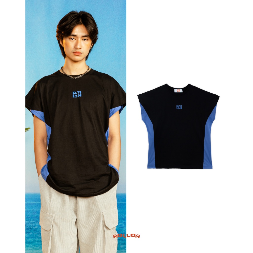 ROLLOR - เสื้อยืด เเขนกุด Oversized รุ่น SUMTIME