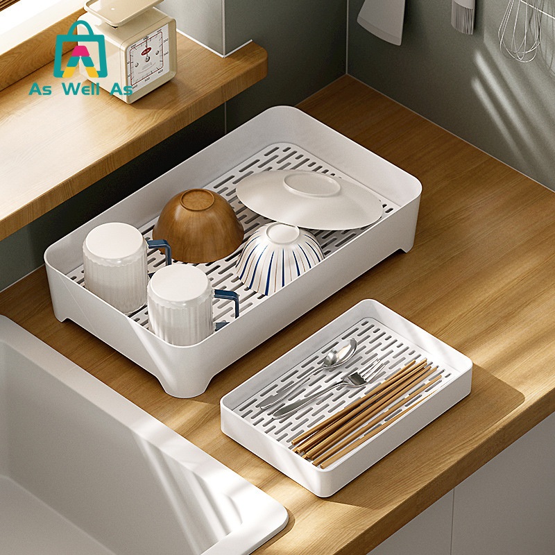 As Well As ถาดพลาสติกอเนกประสงค์ พร้อมถาดระบายน้ำ