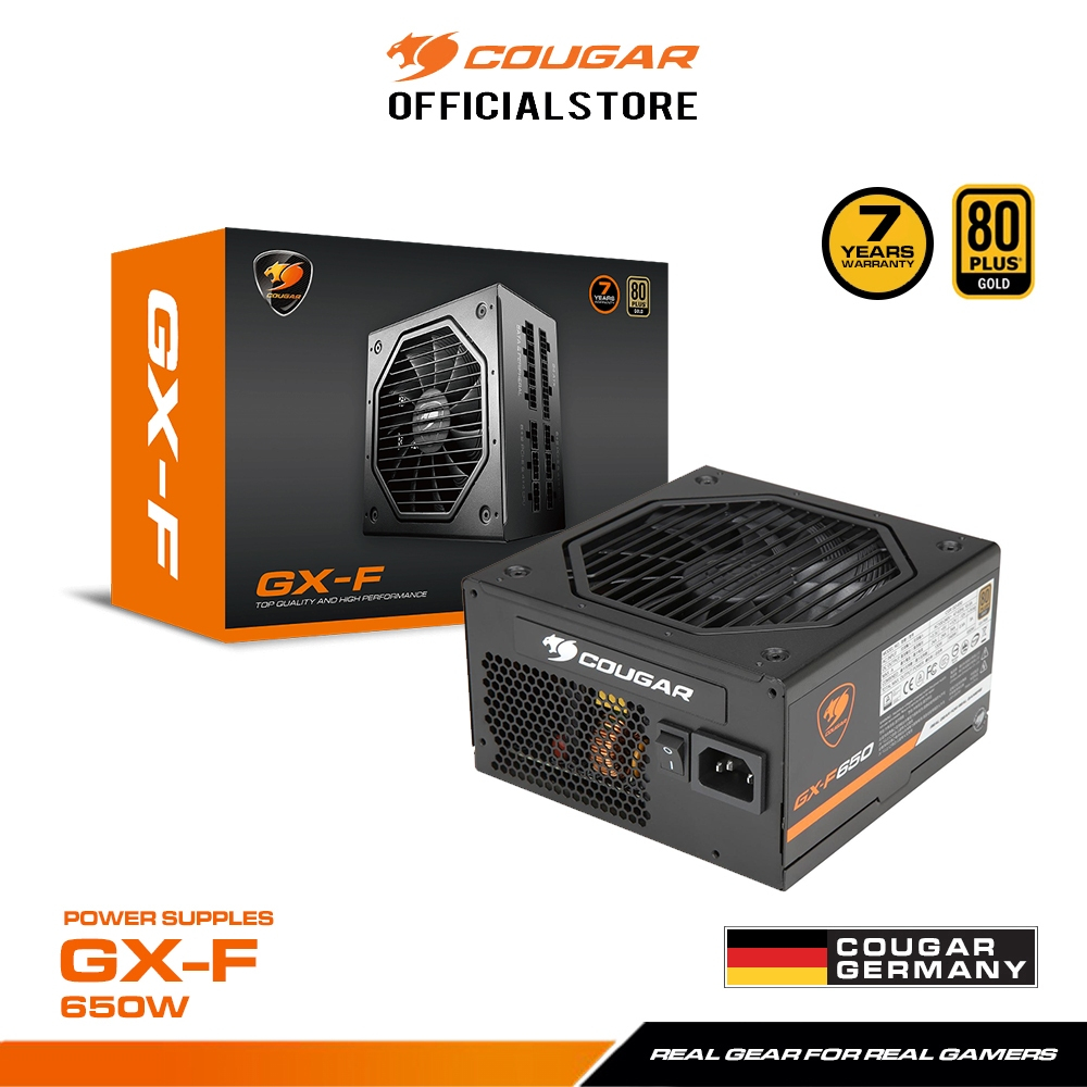 COUGAR GX-F 650W (80+ GOLD) : Power Supply รับประกัน 7 ปี