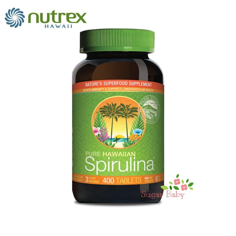 Nutrex Hawaii Pure Hawaiian Spirulina 500 mg สาหร่ายสไปรูลิน่า 500 mg