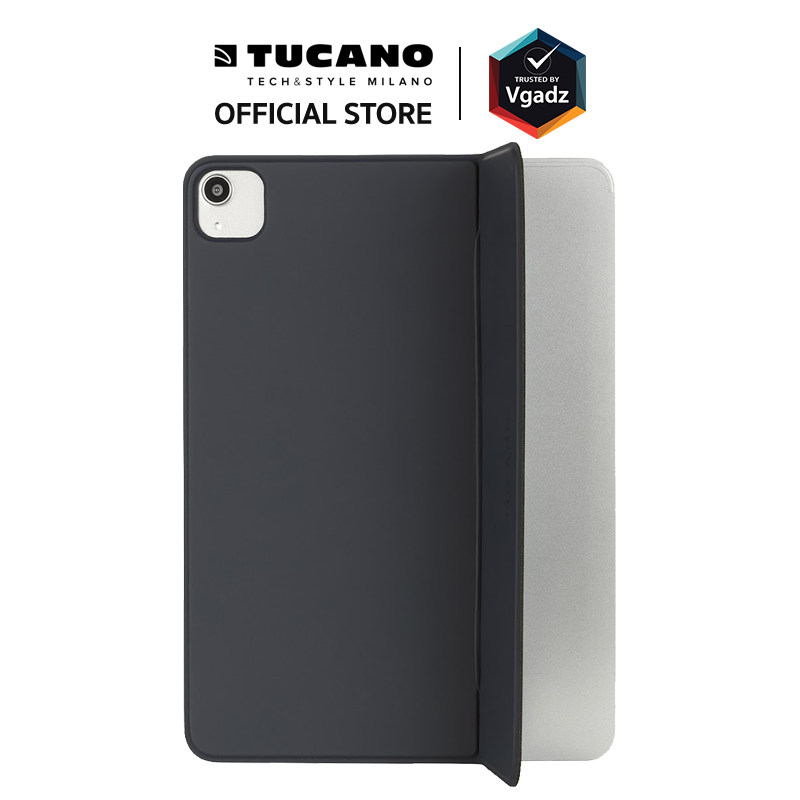 Tucano เคสกันรอยหลังแบบตั้งได้สำหรับ iPad Air 11" (6th/2024) – สี Black รุ่น Magnet