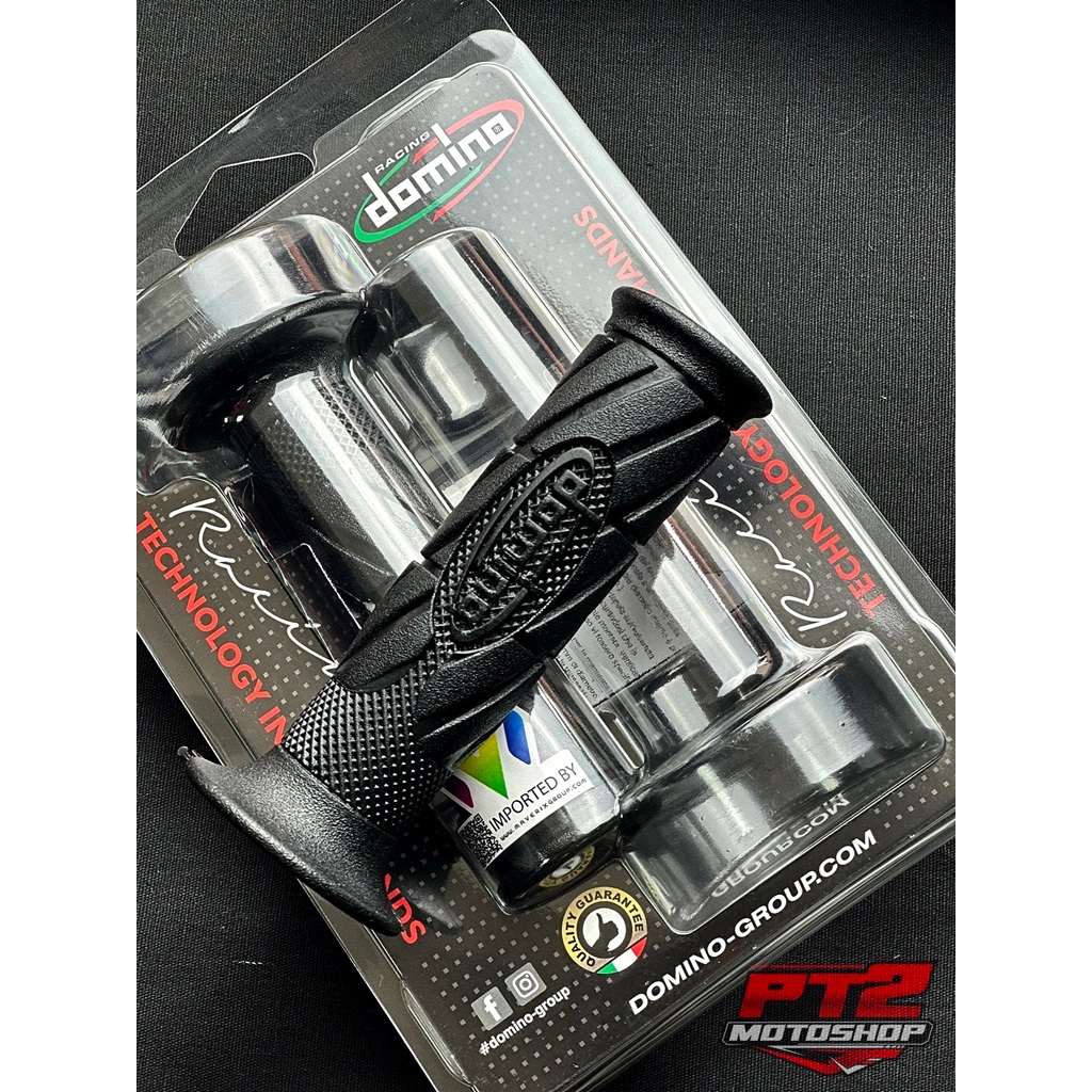 ปลอกแฮนด์ DOMINO OPEN GRIPS ดำล้วน (120mm) DOMINO OPEN GRIPS 5519 ของแท้ 100%