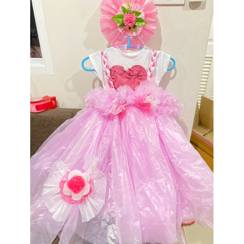 ชุดรีไซเคิลจากถุงพลาสติก แฮนด์เมด DIY สําหรับเด็กอนุบาลขึ้นไปใส่ได้
