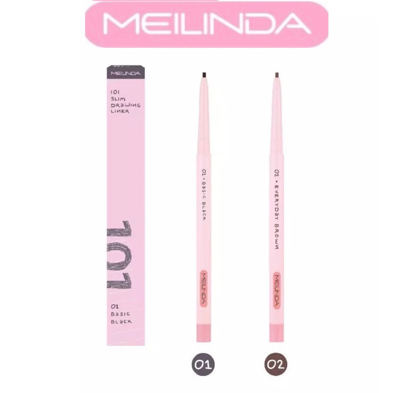 MEILINDA 101 SLIM DRAWING LINER เมลินดา 101 สลิม ดอว์อิ้ง ไลน์เนอร์ MC3129 ขนาด 1.5mm