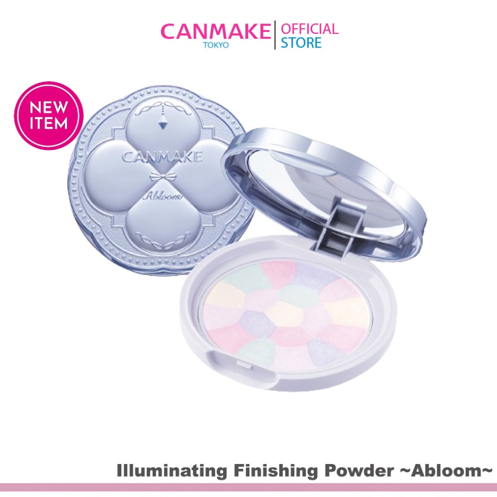 CANMAKE Illuminating Finish Powder Abloom 01 แป้งแฟลช เสกผิว ฟีลแกลม