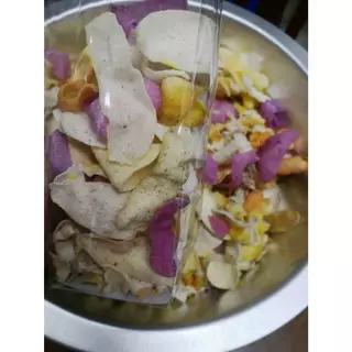 #ข้าวเกรียบเห็ดหอม ขนาด 80-90 กรัม **ทอดพร้อมทาน** #อร่อย บาง ฟู กรอบ ไม่อมน้ำมัน #อาหารเจ #Vegetarian