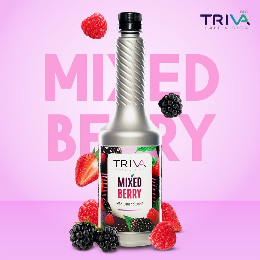TRIVA Fruit Based Mixed Berries มิกซ์เบอร์รี