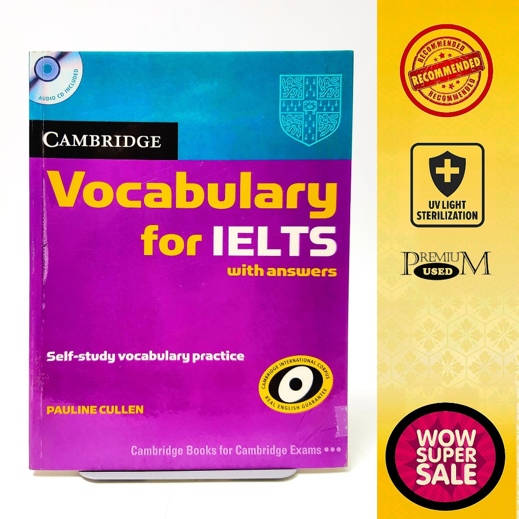 หนังสือแบบทดสอบคำศัพท์ IELTS Vocabulary for IELTS+CD