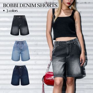 Merge Official - Bobbi Denim Shorts (พร้อมส่ง)
