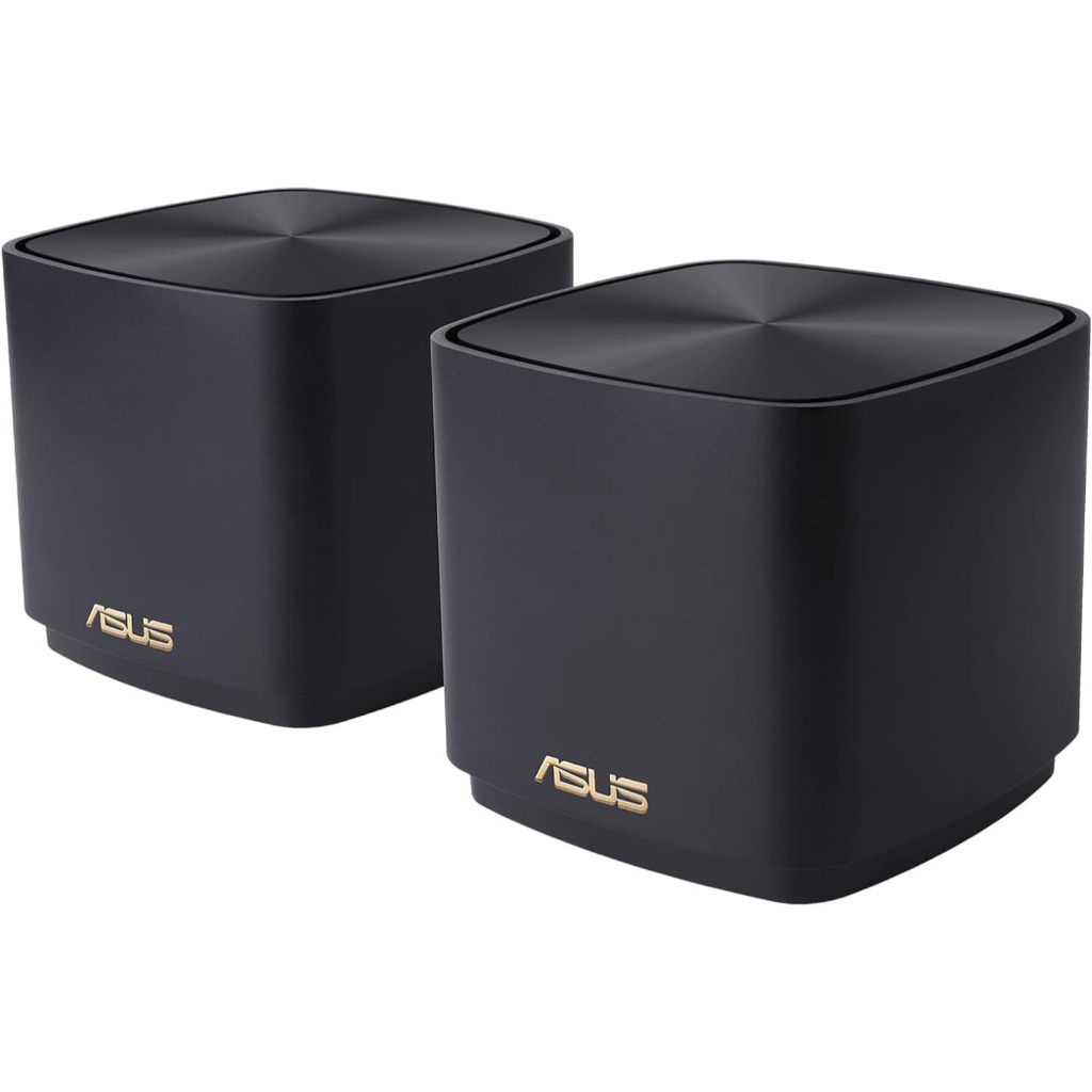 เราเตอร์ Asus Network ZenWiFi XD4S AX1800 WiFi 6 2 ตัว Black 2PKS. รับประกัน 3 ปี -ของแท้