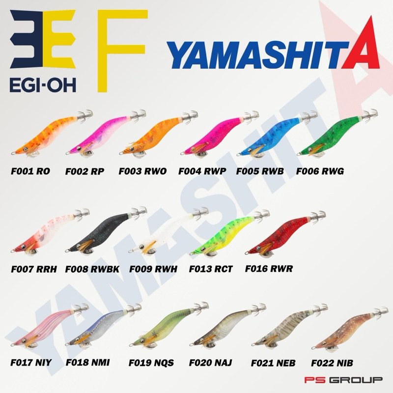 โยกุ้งตกหมึก YAMASHITA EGI-OH F 2.0,2.5,3.0