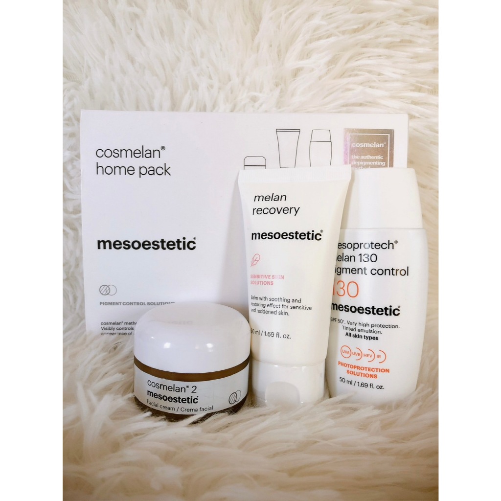 cosmelan home pack (3ชิ้น) ครีมรักษาฝ้า กระ และจุดด่างดํา