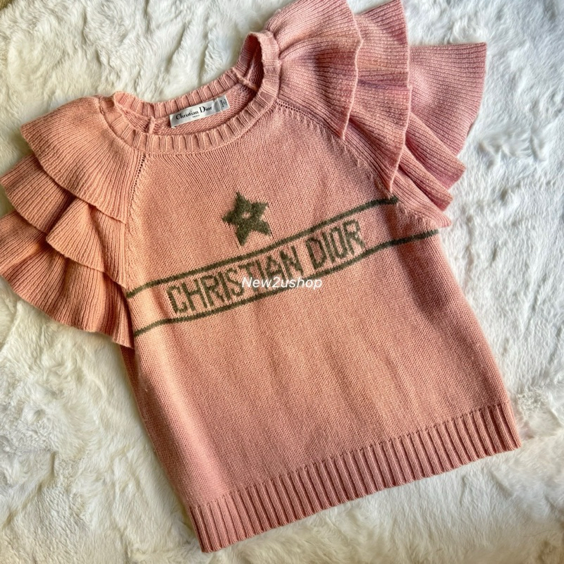 เสื้อ Dior คอลล่าสุด24FW size 36 ของแท้100%สภาพ 95%