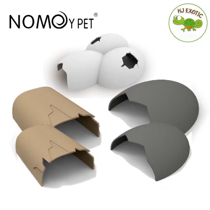 Nomoy pet Hide box ที่หลบซ่อนสัตว์เลื้อยคลาน เต่า กิ้งก่า นานาชนิด