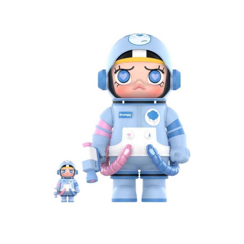 Pop Mart Mega Space Molly Grumpy Bear 400% + 100%