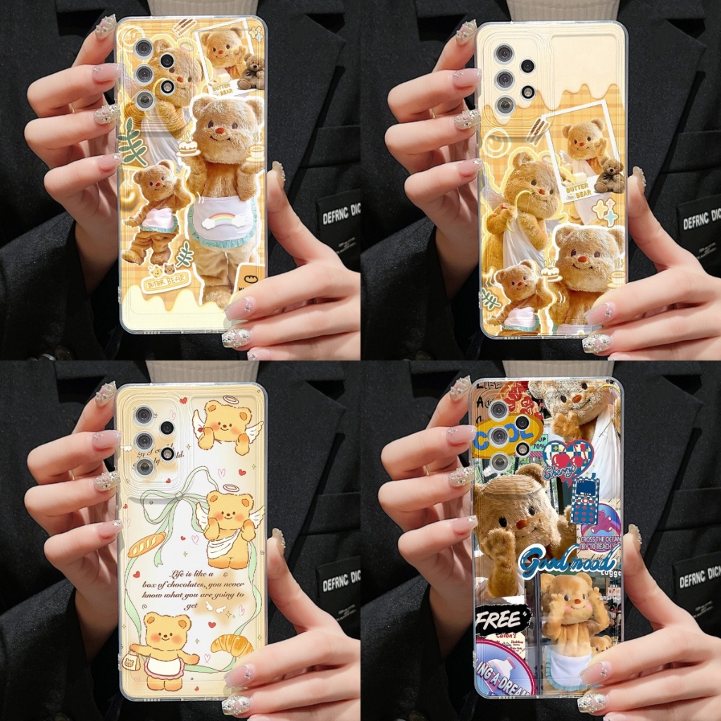 เคสใส สำหรับ Samsung A57 A37 A07 5G A17 A06 A16 A26 A36 A56 A55 S26 S25 S24 S23 Ultra S25Fe S24Fe S23Fe  ลายการ์ตูน