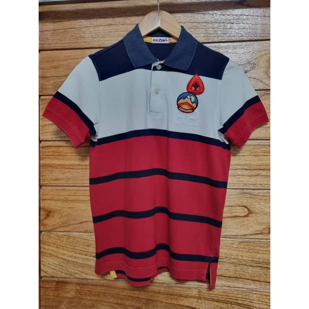 OVO KIDS เสื้อโปโลเด็กผู้ชาย size12 ของแท้ มือสอง สภาพดี (ลูกชายใส่เอง)