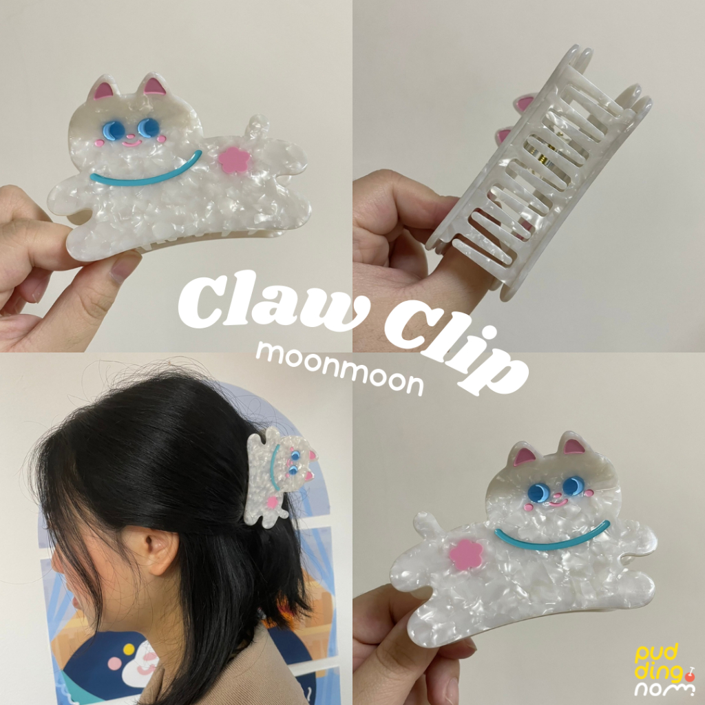 Claw Clip กิ๊บหนีบผม น้องหมา น้องแมว น้องกระต่าย🍮🌟🌸🐈 - รูปที่ 5