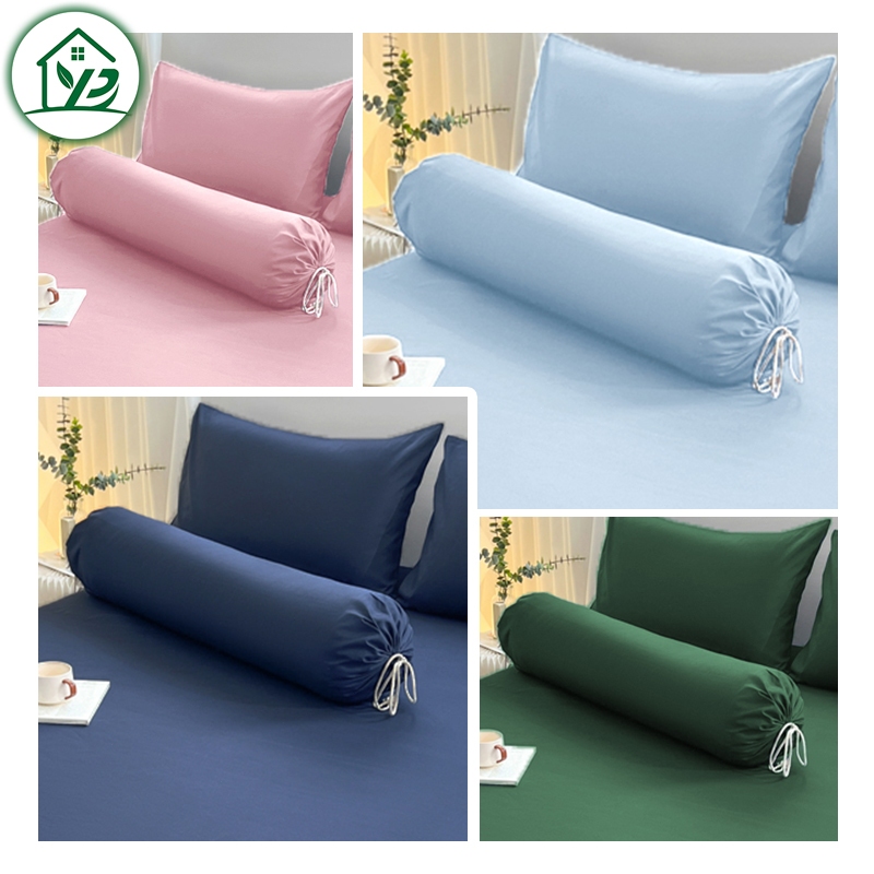 ปลอกหมอน 110*22cm ปลอกหมอนบอดี กันไรฝุ่น สีเทาเข้ม กันเลอะ ปลอกหมอนข้างใหญ่