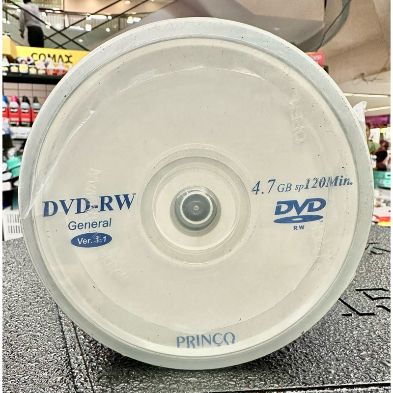 PRINCOแผ่นDVD-RWแพ็ค50แผ่น