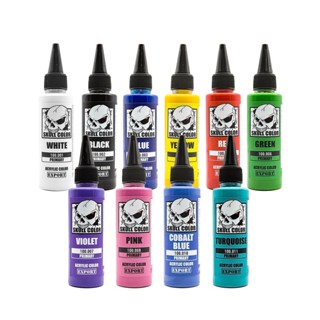 Skull Color (PRIMARY Color) สีพร้อมใช้งานสำหรับแอร์บรัช