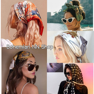 🎀 ผ้าคลุมโพกหัว ผ้ามัดอก (ขนาด 90*90)  ‼️พร้อมส่งที่ไทย‼️