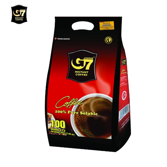 (กาแฟดำ G7) คอฟฟี่จีเซเว่นกาแฟปรุงสำเร็จชนิดผง ขนาด 2 กรัม จำนวน 100 ซอง ของแท้ชัวร์ กาแฟดำG7 Payday