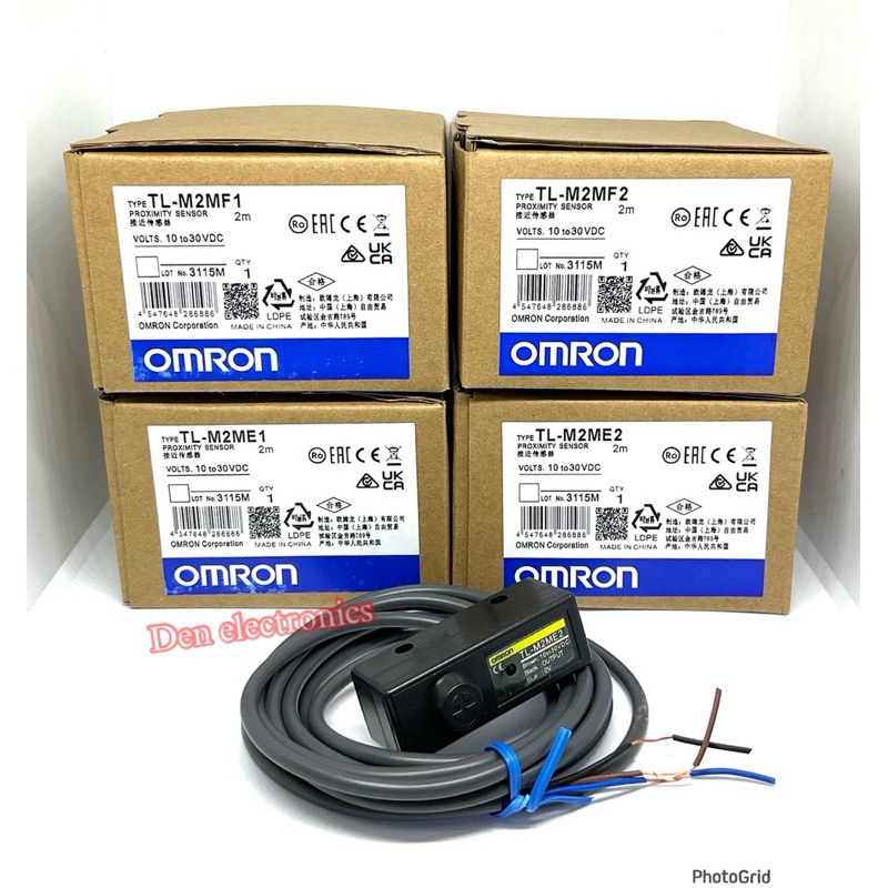 TL-M2ME1 TL-M2ME2 TL-M2MF1 TL-M2MF2 sensor Omron เซ็นเซอร์ 3สาย 12-30VDC  โฟโต้อิเล็กทริค สวิตช์ เซ็