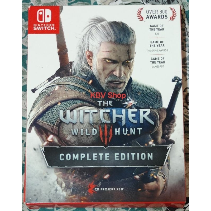 (ทักแชทรับโค๊ด)(มือ 2 พร้อมส่ง)Nintendo Switch : The Witcher 3 Wild Hunt มือสอง