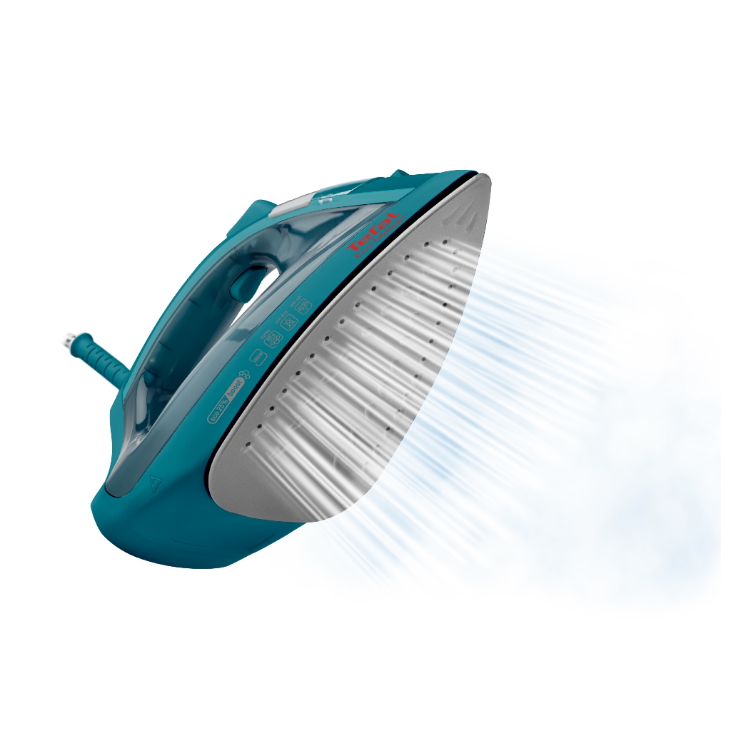 Tefal เตารีดไอน้ำ EcoMaste FV1720T0 กำลังไฟ 1800 วัตต์ พลังไอน้ำพิเศษ 80กรัม/นาที รับประกันศูนย์ 2ปี