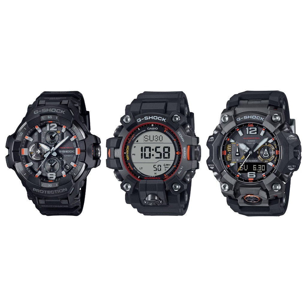 G-Shock นาฬิกาข้อมือผู้ชาย รุ่น GW-9500MEC,GR-B300EC,GWG-B1000EC(GW-9500MEC-1,GR-B300EC-1A)