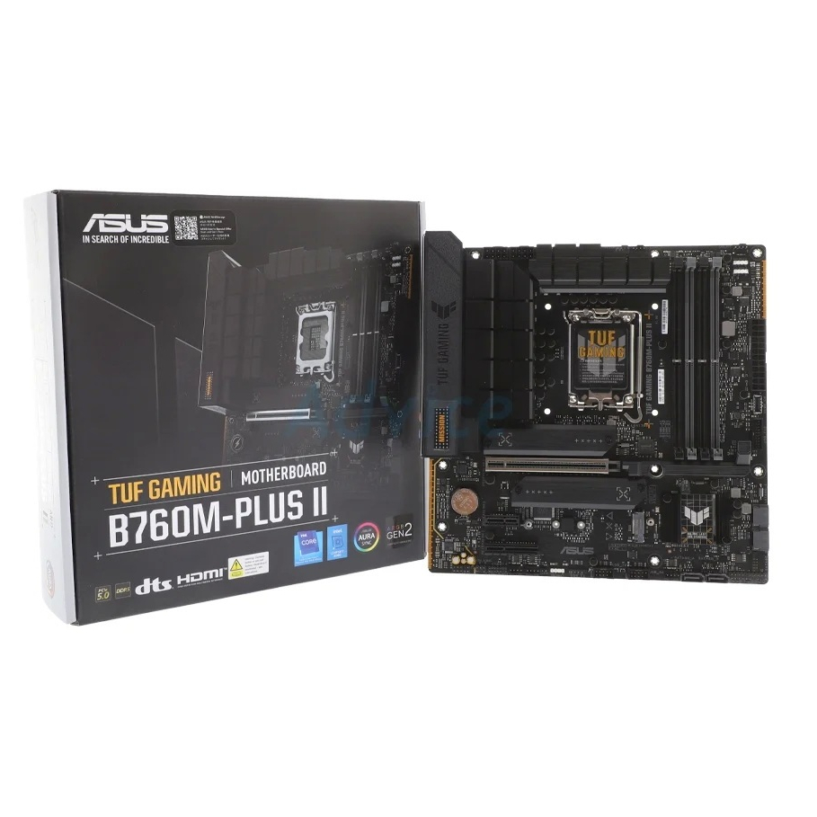 MAINBOARD (เมนบอร์ด) ASUS TUF GAMING B760M-PLUS II DDR5 (SOCKET LGA 1700 MICRO-ATX)