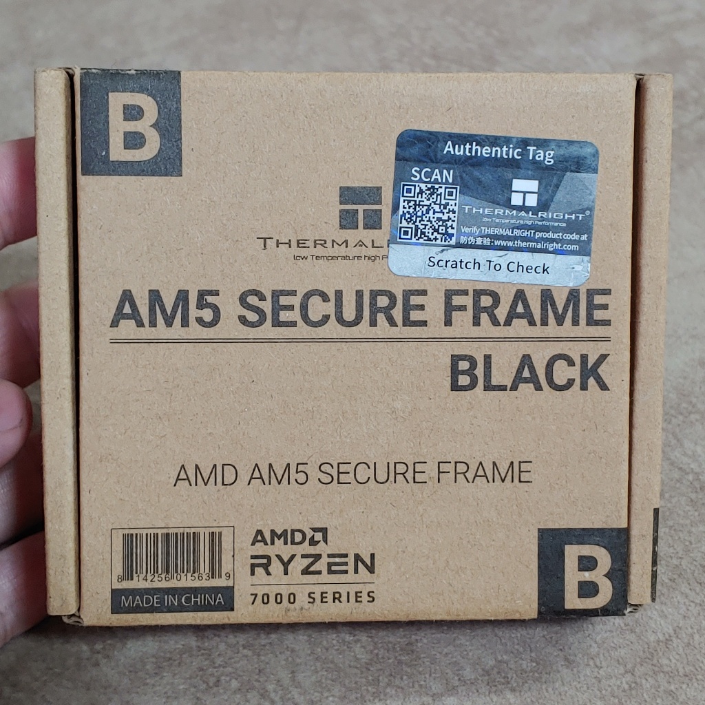 (ส่งฟรี) Thermalright AMD AM5 Secure Frame สีดำ สำหรับซีพียู AMD ใน Socket AM5 ป้องกันซิลิโคนล้นกระด