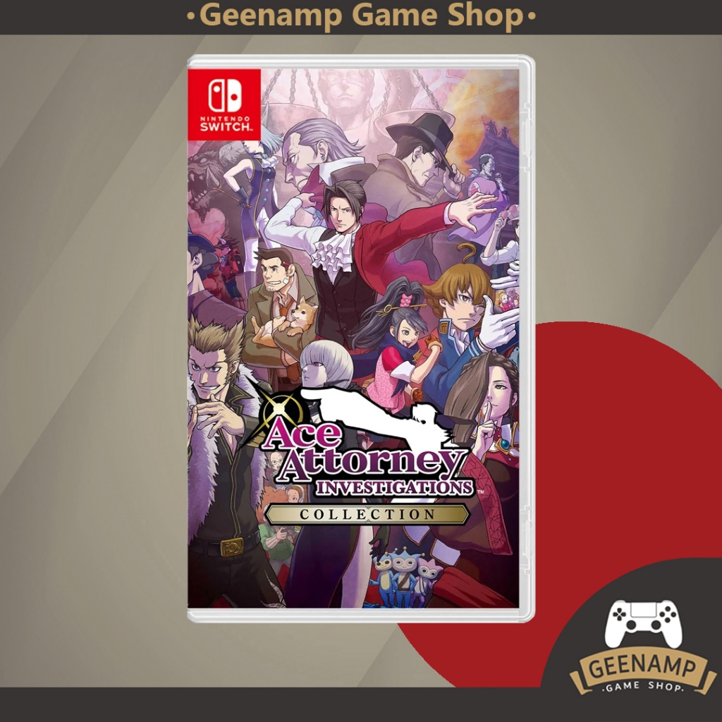 (คูปองShopeeลด20%) NSW [มือ1] Ace Attorney Investigations Ccollection ( 1 & 2 ) (ASIA)(EN) - Nintendo Switch
