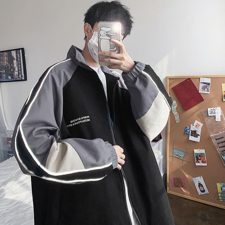 2405#แจ็คเก็ตแฟชั่นแบบใหม่ล่าสุด  ทรงหลวมใส่สบาย