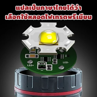YASIDA ไฟฉายคาดหัวแท้ กันน้ำ ไฟโคมคาดหัว เวลาทำงาน 18 ชั่วโมง เหมาะสำหรับการตกปลาและกรีดยาง 3313