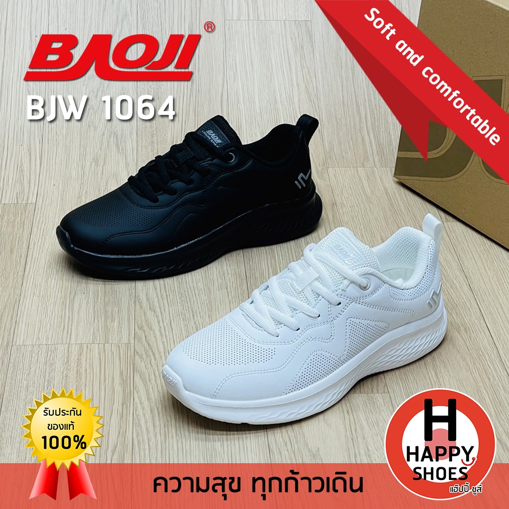 [🥇บาโอจิแท้100%🔢เบอร์37-41🆓ฟรี...ถุงเท้า 1 คู่] BAOJI รองเท้าผ้าใบหญิง รองเท้ากีฬาหญิง รองเท้าวิ่ง รุ่น BJW1064 นุ่ม เบา