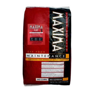 Set สุดคุ้ม Maxima อาหารแมว แม็กซิมา บรรจุ 5 กก. สูตรบำรุงขน ผิวหนัง และป้องกันการเกิดโรคนิ่ว