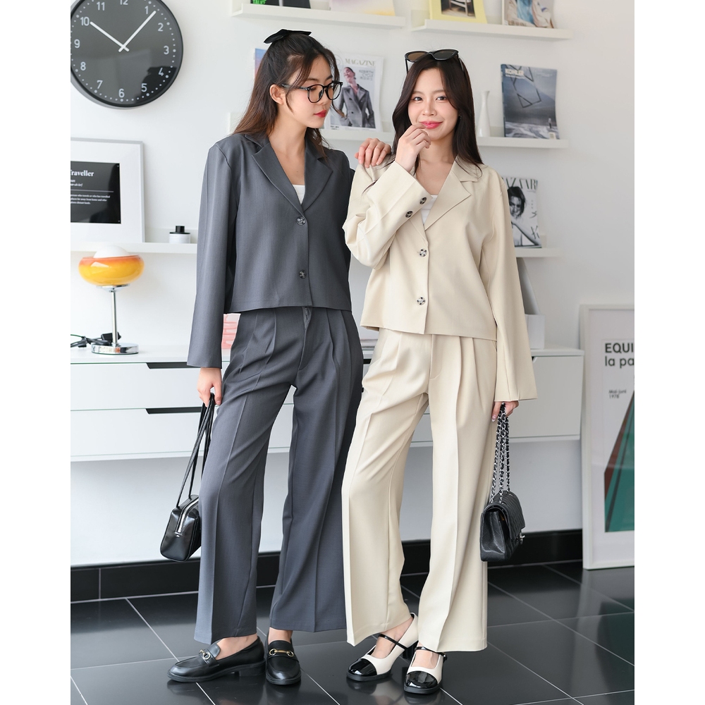 (XS-3XL) CRAYONBRAND - กางเกงขายาว รุ่น Zoey pants