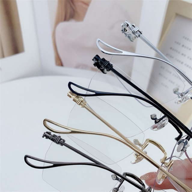 rimless แว่นตาไร้ขอบ(Titanium)